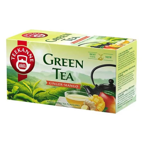 Zöld tea TEEKANNE Gyömbér-Mangó 12 filter/doboz Zöld tea TEEKANNE Gyömbér-Mangó 12 filter/doboz