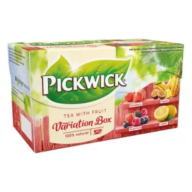   Gyümölcstea PICKWICK Fruit Fusion piros variációk eper-trópusi gyümölcs-erdei-citrom 20 filter/doboz