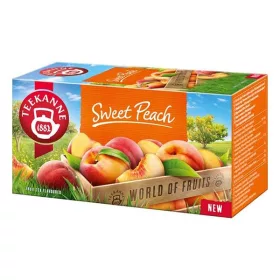   Gyümölcstea TEEKANNE World of Fruit Sweet Peach őszibarack 20 filter/doboz