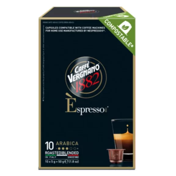 Kávékapszula CAFFÉ VERGNANO Nespresso Arabica 10 kapszula/doboz Kávékapszula CAFFÉ VERGNANO Nespresso Arabica 10 kapszula/doboz