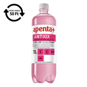   Ásványvíz szénsavmentes APENTA+ Antiox gránátalma-acai ízű 0,75L DRS