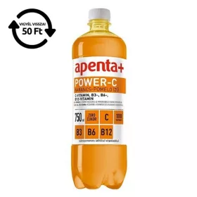   Ásványvíz szénsavmentes APENTA+ Power-C narancs-pomelo ízű 0,75L DRS
