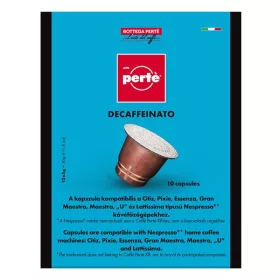   Kávékapszula CAFFÉ PERTÉ koffeinmentes 100% arabica 10 darab/doboz