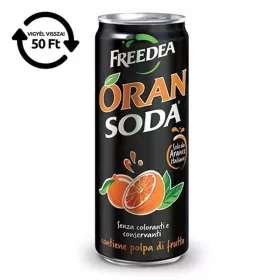 Üdítőital szénsavas LEMON SODA narancs 0,33 L DRS