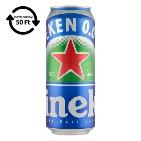 Alkoholmentes sör HEINEKEN 0,0% 500 ml DRS