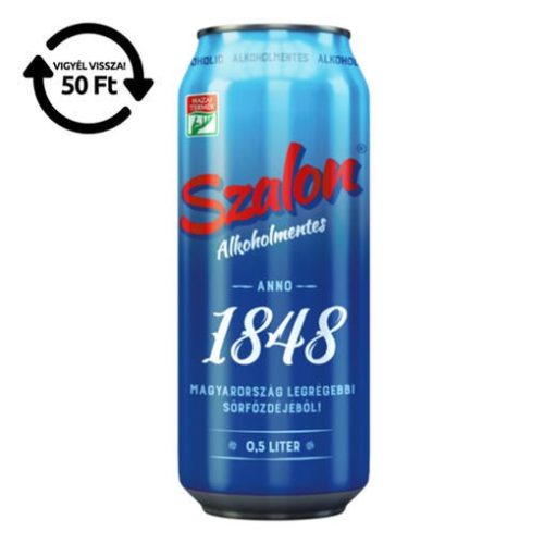 PÉCSI SÖR Alkoholmentes sör SZALON 0,0% 500 ml DRS