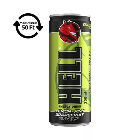 Energiaital HELL Lemon-pink-grapefruit 0,25L DRS Energiaital HELL Lemon-pink-grapefruit 0,25L DRS