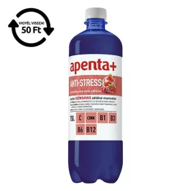   Ásványvíz szénsavas APENTA+ Anti-Stress gránátalma-acai-piros szőlő ízű 0,75L DRS