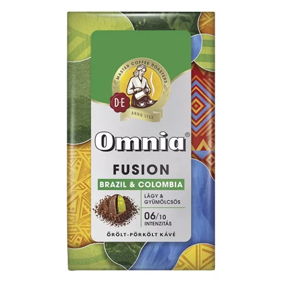 Kávé őrölt DOUWE EGBERTS Omnia Fusion Brazil & Colombia 225 g Kávé őrölt DOUWE EGBERTS Omnia Fusion Brazil & Colombia 225 g