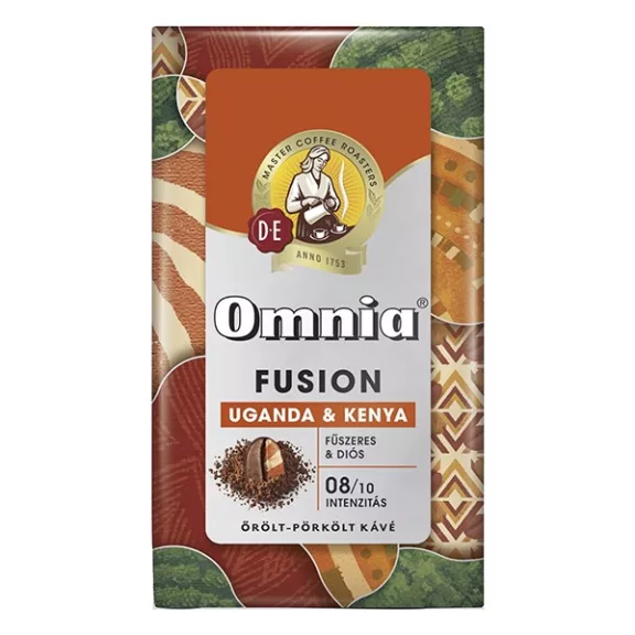 Kávé őrölt DOUWE EGBERTS Omnia Fusion Uganda & Kenya 225 g Kávé őrölt DOUWE EGBERTS Omnia Fusion Uganda & Kenya 225 g
