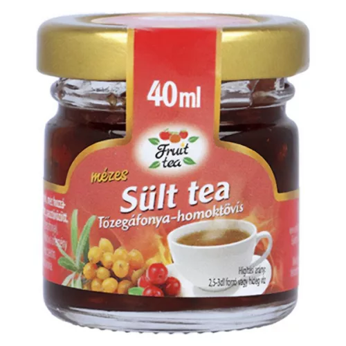 Sült tea FRUIT TEA tőzegáfonya-homoktövis 40 ml