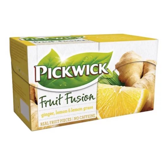 Zöld tea PICKWICK gyömbér-citromfű 20 filter/doboz Zöld tea PICKWICK gyömbér-citromfű 20 filter/doboz