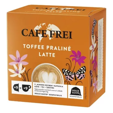  Kávékapszula CAFE FREI Dolce Gusto Toffee Praliné Latte 9 kapszula/doboz