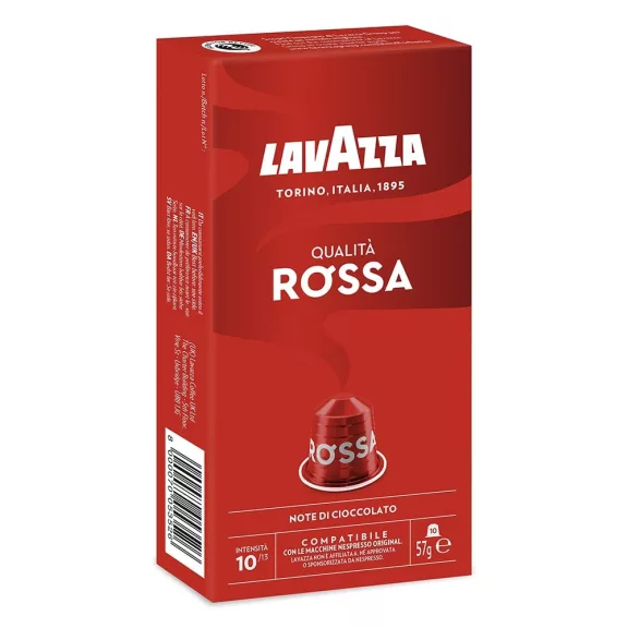 Kávékapszula LAVAZZA Nespresso Qualita Rossa 10 kapszula/doboz Kávékapszula LAVAZZA Nespresso Qualita Rossa 10 kapszula/doboz