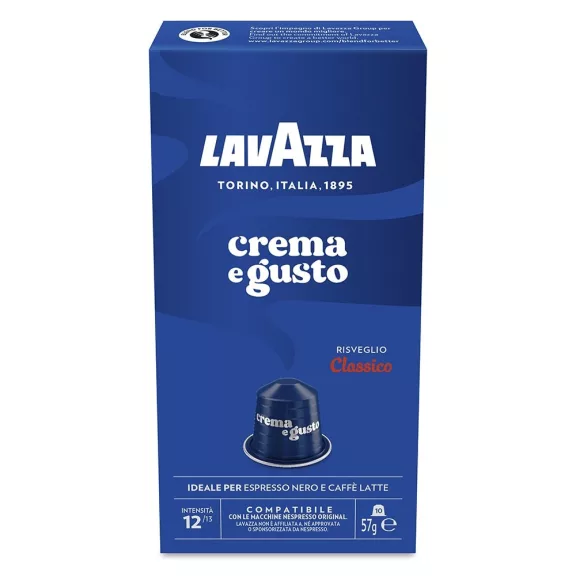 Kávékapszula LAVAZZA Nespresso Crema E Gusto 10 kapszula/doboz Kávékapszula LAVAZZA Nespresso Crema E Gusto 10 kapszula/doboz