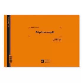 - Nyomtatvány gépüzemnapló  A/4 25x3
