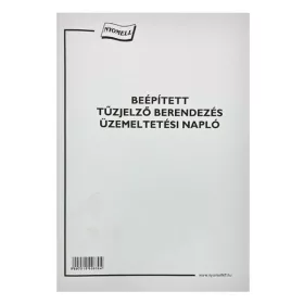   - Nyomtatvány beépített tűzjelző berend. üzemelt. napló
