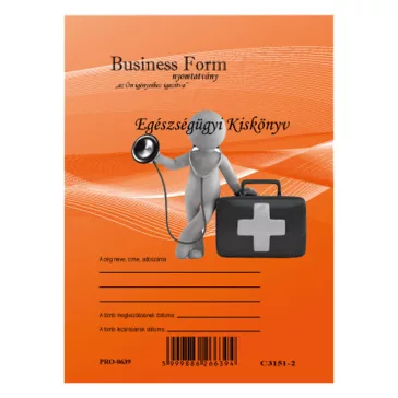   Egészségügyi kiskönyv A6 - Business Form ( 50 tömb/csomag)