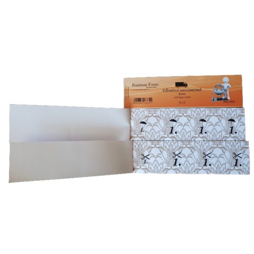 Ellenőrző Sorszámtömb (Tombola) - 100 lapos BARNA