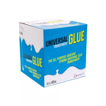 Ragasztó folyékony, univerzális, 40g, Connect
