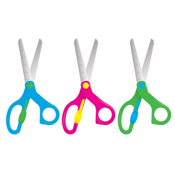 Olló 13cm, iskolai a fogón nyitás rásegítővel, Connect, Olló 13cm, iskolai a fogón nyitás rásegítővel, Connect,