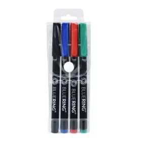   Rostirón, tűfilc alkoholos készlet, 1mm OHP Bluering® M, 4 klf. szín