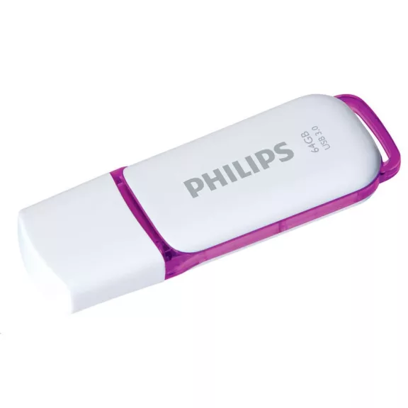 Pendrive USB 3.0 64Gb. Snow Edition Philips fehér-lila Pendrive USB 3.0 64Gb. Snow Edition Philips fehér-lila