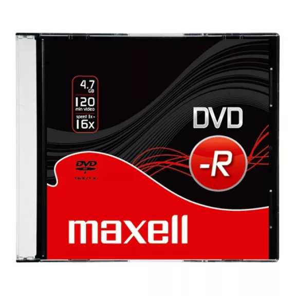 DVD-R 4,7Gb. 16x slim tokos Maxell DVD-R 4,7Gb. 16x slim tokos Maxell