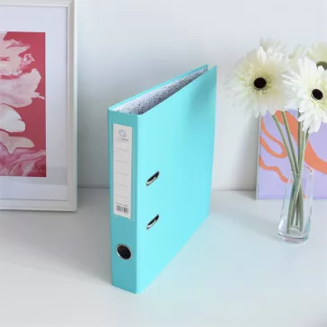 Iratrendező A4, 5cm,lapraszerelt, Bluering® Smart türkiz