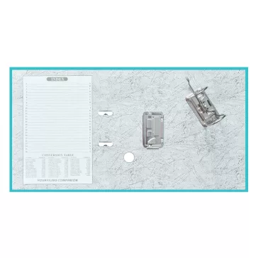 Iratrendező A4, 5cm,lapraszerelt, Bluering® Smart türkiz