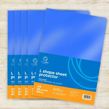   Genotherm 'L' A4, 80 micron kék 25 db/csomag, Bluering®,