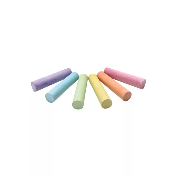 Táblakréta kerek pormentes, vastag 6 db/doboz, Connect vegyes színek Táblakréta kerek pormentes, vastag 6 db/doboz, Connect vegyes színek