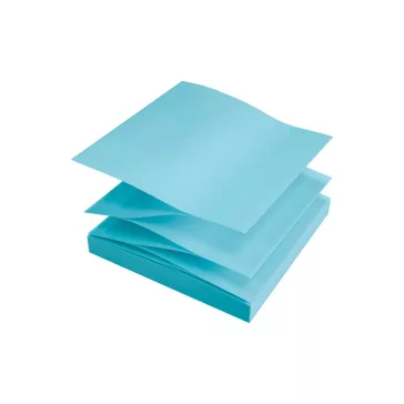   Jegyzettömb öntapadó, 75x75mm, 12x100lap, újrahasznosított 5644-88 Info Notes, pasztell mix, kék, zöld, rózsaszín, sárga
