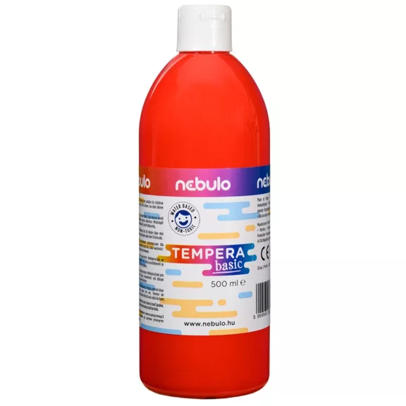 Tempera 500ml, Nebulo piros Tempera 500ml, Nebulo piros