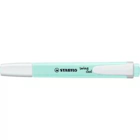   Szövegkiemelő 1-4mm, vágott hegy Stabilo Swing cool pastel 275/113 türkiz