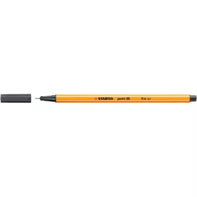 Rostirón, tűfilc 0,4mm, STABILO Point 88 mélyszürke