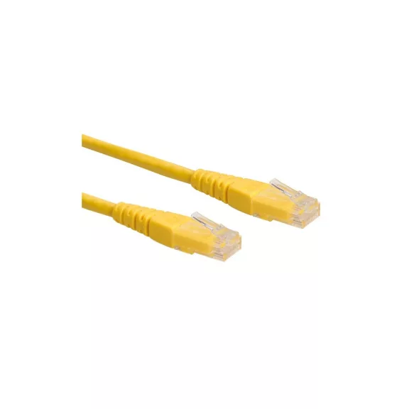 Kábel UTP CAT6, 0,5m, Roline sárga Kábel UTP CAT6, 0,5m, Roline sárga