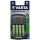 Elemtöltő, akku Plug töltő + 4 db AA 2100 mAH Varta