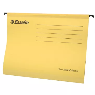 Függőmappa A4, karton Esselte Classic 90314, sárga