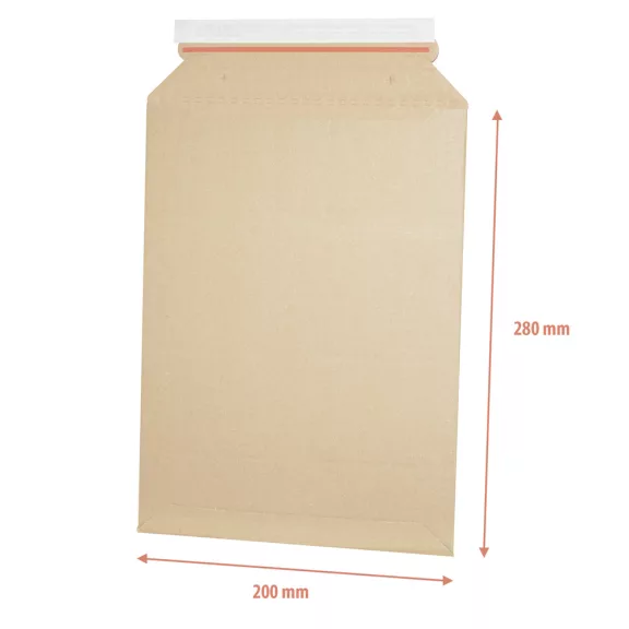 Csomagküldő webshop hullámkarton tasak A5+ 190x272mm/200x280mm E-Flute Csomagküldő webshop hullámkarton tasak A5+ 190x272mm/200x280mm E-Flute