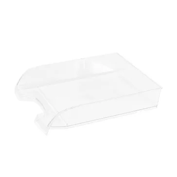   Irattálca műanyag 550 extra széles 345x270x67mm, Bluering®, víztiszta