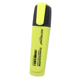   Szövegkiemelő vágott hegyű, lapos test Keyroad Fluo neon sárga