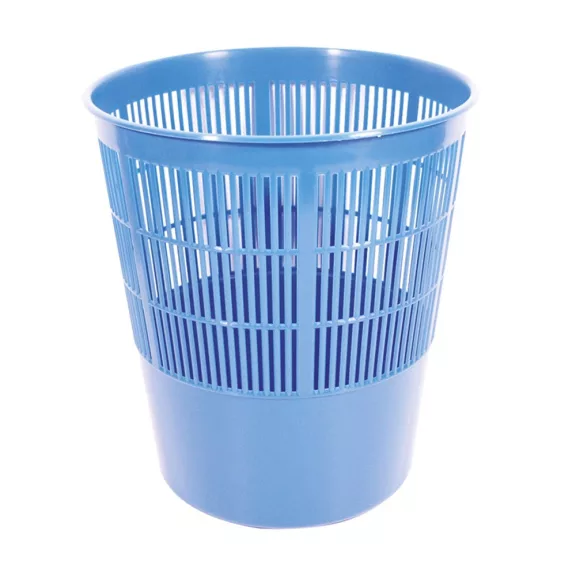 Papírkosár 16l, Fornax műanyag rácsos, Fornax, kék Papírkosár 16l, Fornax műanyag rácsos, Fornax, kék