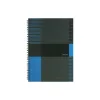Spirálfüzet A4, 80lap vonalas, keményfedelű Marker Linear