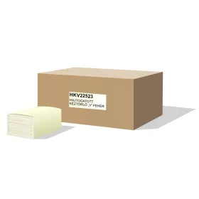  Kéztörlő 2 rétegű V hajtogatású 100% cellulóz 160 lap/csomag 20csomag/karton HKV22523 hófehér