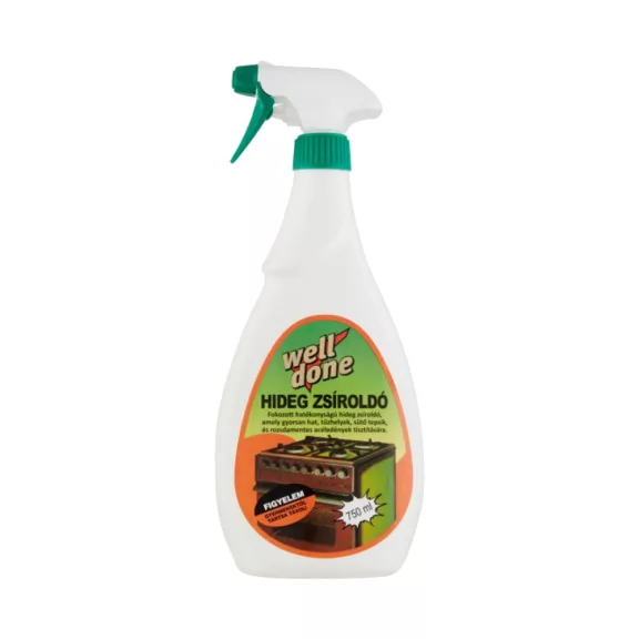 Hideg zsíroldó szórófejes 750 ml Well Done Hideg zsíroldó szórófejes 750 ml Well Done