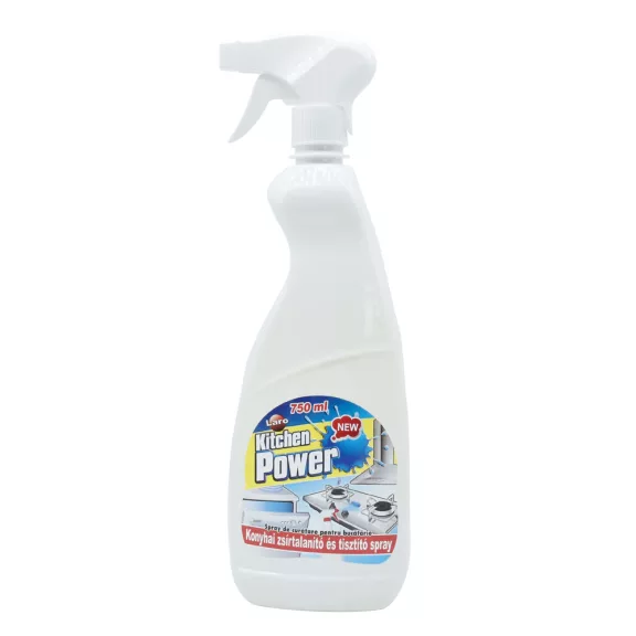Zsíroldószer szórófejes 750 ml konyhai tisztító Laro Kitchen Power Zsíroldószer szórófejes 750 ml konyhai tisztító Laro Kitchen Power