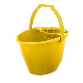   Felmosó vödör 11 literes ovális csavaró kosárral sárga Bonus_B105