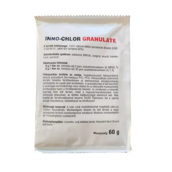Klórgranulátum 60 g Inno-Chlor granulate Klórgranulátum 60 g Inno-Chlor granulate