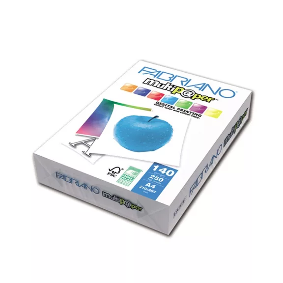 Másolópapír, digitális A4, 140g. Fabriano Multipaper 250ív/csomag Másolópapír, digitális A4, 140g. Fabriano Multipaper 250ív/csomag